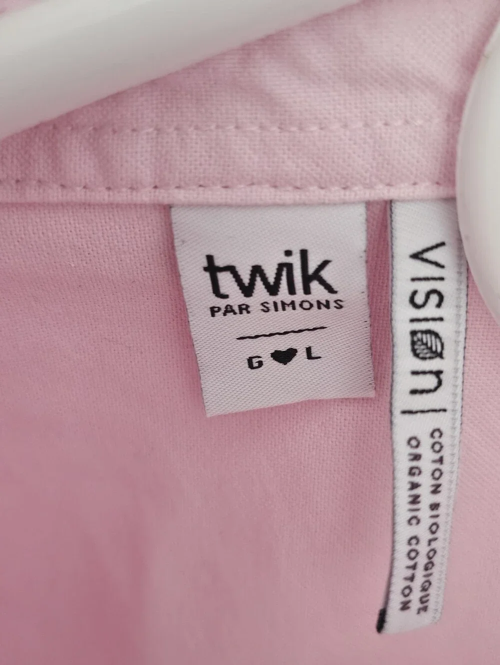 Simons Twik Pale Pink Casual Oxford shirt dress. Great summer dress. - Picture 3 of 11